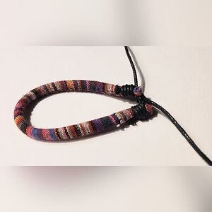 Men's bracelet‎ stripped hemp punk new d45